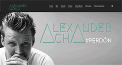 Desktop Screenshot of alexanderacha.com