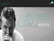 Tablet Screenshot of alexanderacha.com